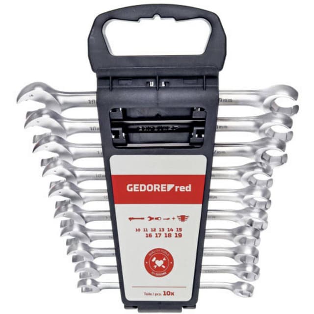 Ringskruvnyckelsats 10 delar Gedore RED R05905010
