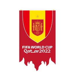 2022 VM flagg Spania Flerfarget
