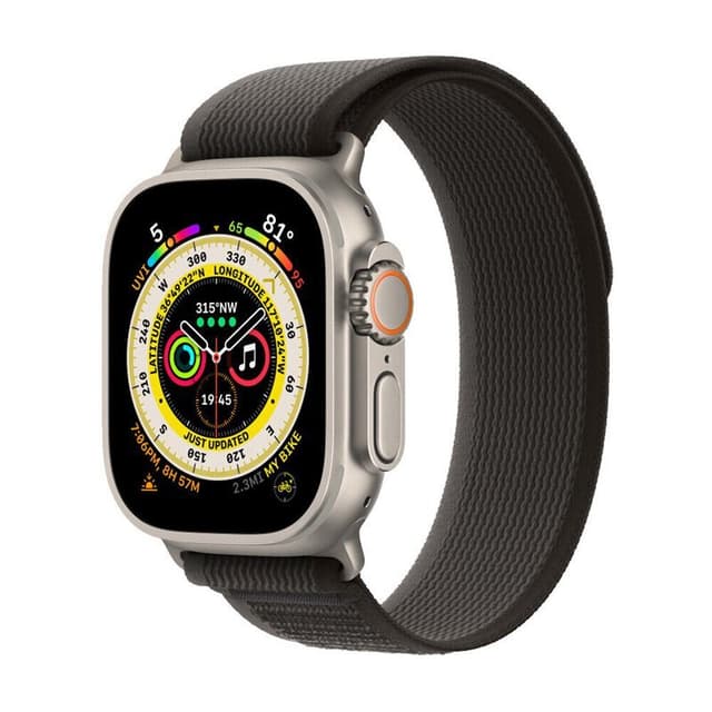 Tactik nailon ranneke Apple Watch Ultra (49mm) - Blackroom Grey