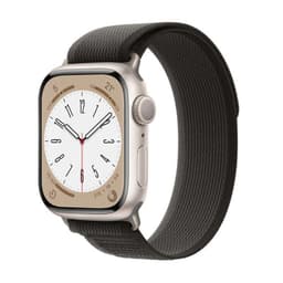 Tactik nylon Armbånd Apple Watch 8 (45mm) - Blackroom Grey