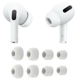 AirPods Pro silikon kuddar 8-pack (XS/S/M/L) - Vit