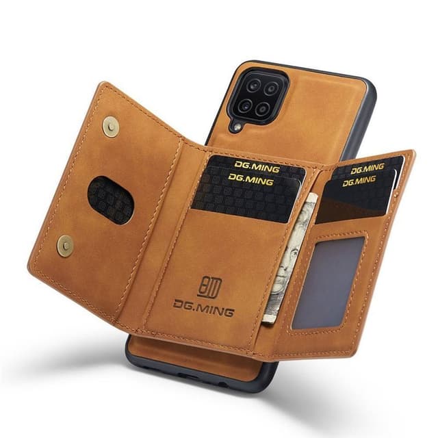 DG-Ming M2 kuori Samsung Galaxy A12 - Ruskea