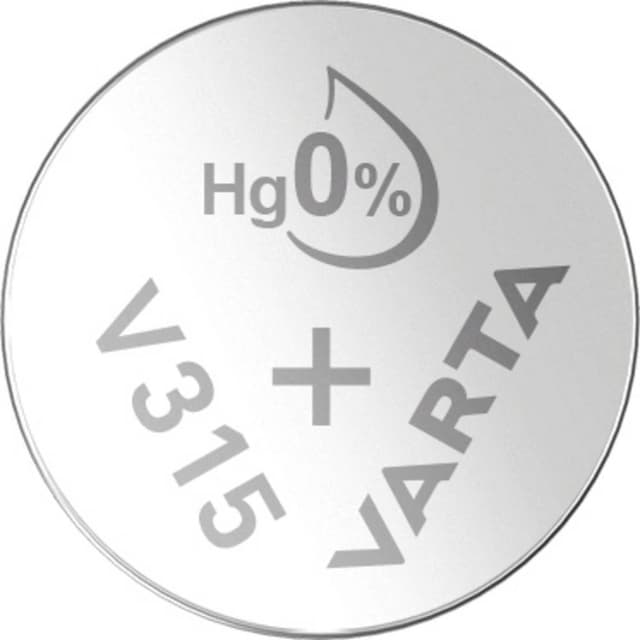 Varta SILVER Coin V315/SR67 NaBli 1 Knappcell 315