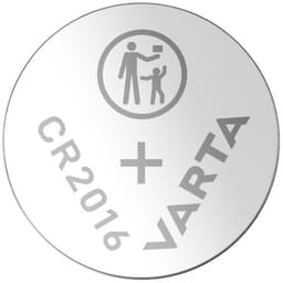 Varta LITHIUM Coin CR2016 Bli 5 Knappcell CR 2016