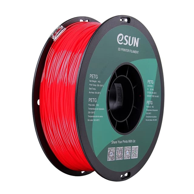 eSUN PETG 1.75mm 1kg - Solid Red