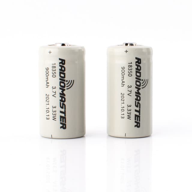 RadioMaster 900mah 3.7V Li-Ion 18350 2stk