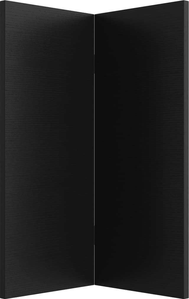 Epoq hjørnedør underskap til kjøkken 70 cm Edge Black Ash