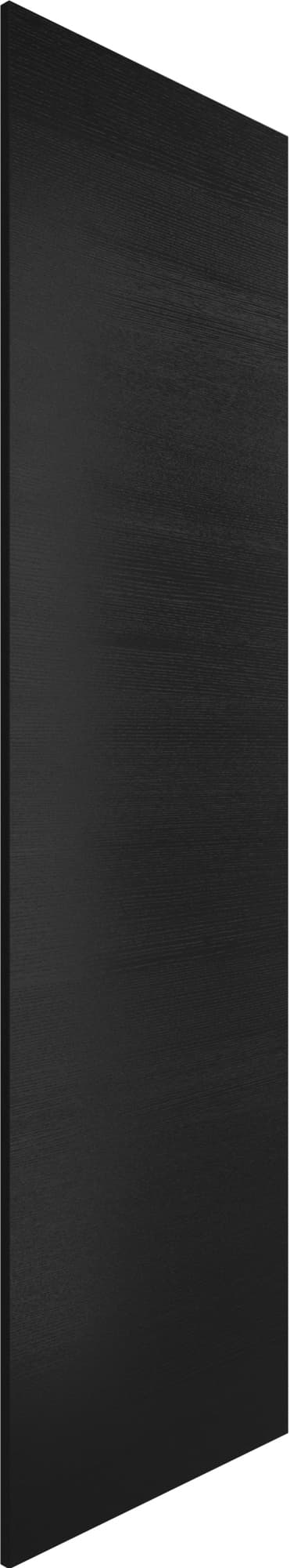 Epoq sidepanel høyskap til kjøkkenet 211 cm Edge Black Ash
