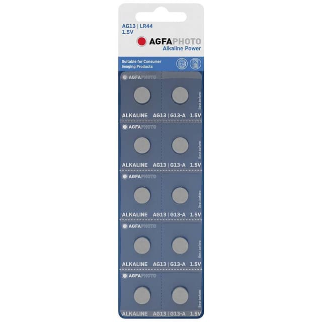 AgfaPhoto 150-805603 Knapcellebatteri 10 stk