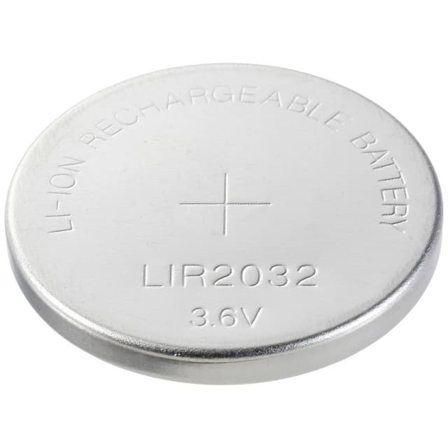 VOLTCRAFT LIR2032 Laddbart batteri Knappcell LIR 2032