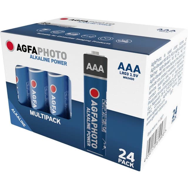 AgfaPhoto 110-819938 AAA-batteri 24 stk