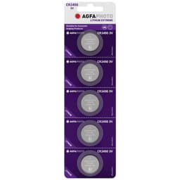 AgfaPhoto Knappcell CR 2450 Litium 3 V 5 st