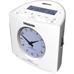 Sangean RCR-9 Klockradio FM, AM AUX Vit