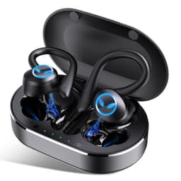 Trådløse Bluetooth-hodetelefoner Svart