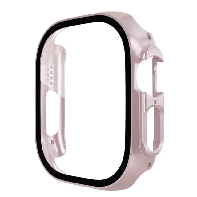 Fodral byggt i härdat glas Rose guld Apple Watch Ultra 49 mm - Elgiganten