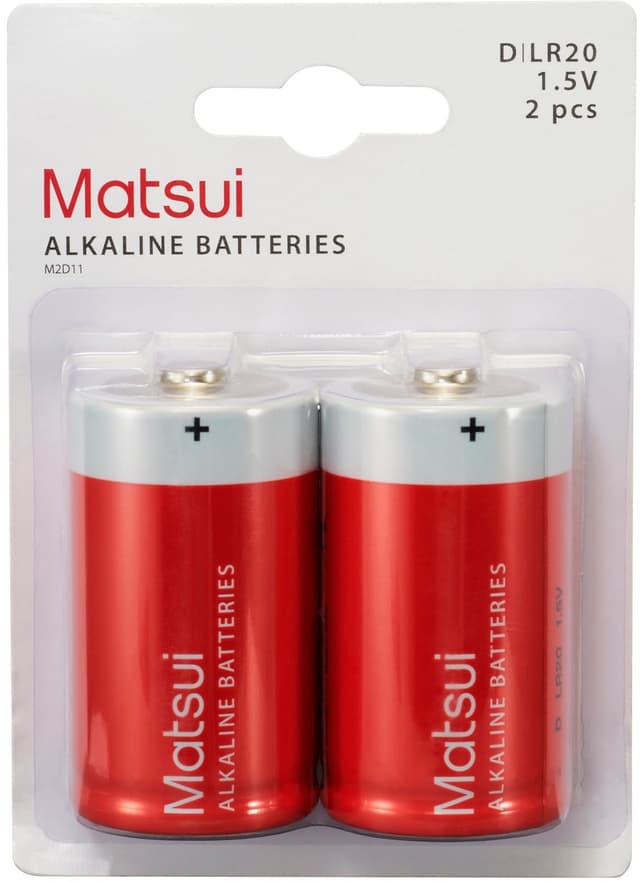 Matsui Batterier D (2 st)