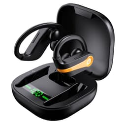 Trådløse Bluetooth-hodetelefoner Svart