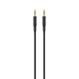 Lyd 3,5 mm M/M bærbar, sort (2m)