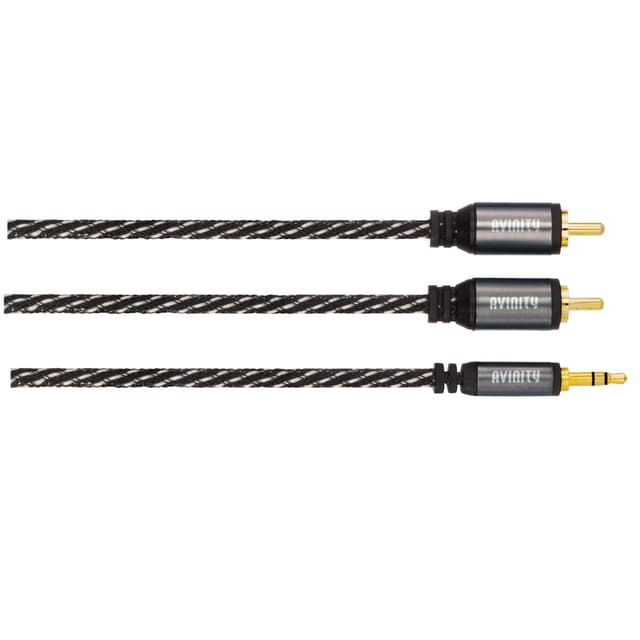 AVINITY Kabel 2xRCA-3,5mm 0.5 m Klasse 5