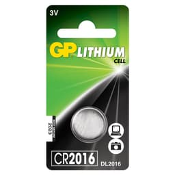 GP CR2016 3V 1-pakkaus