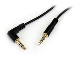 StarTech.com MU6MMSRA, 3.5mm, Hanstik, 3.5mm, Hanstik, 1,8 m, Sort