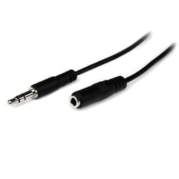 StarTech.com MU2MMFS, 3,5mm, Hankoppling, 3,5mm, Honkoppling, 2 m, Sva