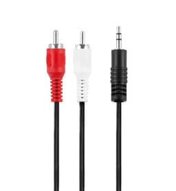 Champion 3,5 mm - 2 RCA Hane-Hane 2,5 meter