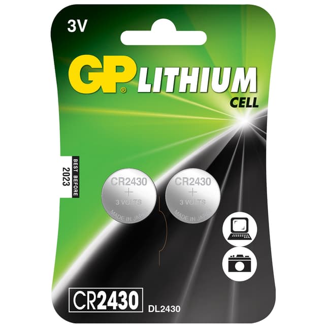 CR2430 3V Knappcell 2-pack