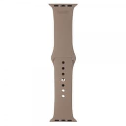 holdit Apple Watch 38/40/41mm Armbånd Silikon Mocha Brown