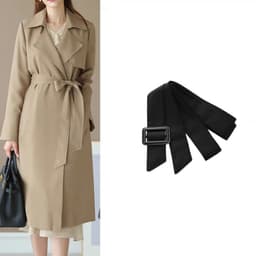 Erstatningsbelte for Trech Coats Svart