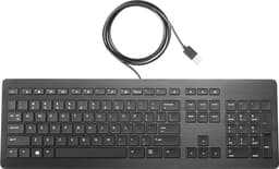HP USB Premium -näppäimistö, Täysikokoinen (100 %), Langallinen, USB, Kalvok