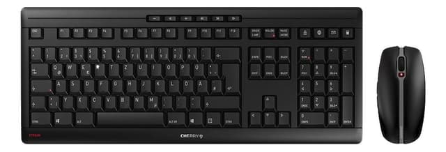 Cherry Stream Desktop, Wireless combo, 2.4 GHz, black