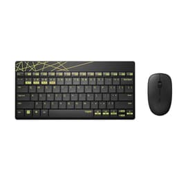 RAPOO Keyboard/Mus Sett 8000M Multi-Mode Trådløs Gul