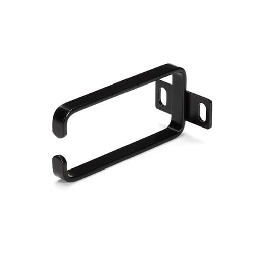 StarTech.com CMHOOK1UN, Kabelring, Svart, Stål, 1U, EIA RS310-D, CE, T