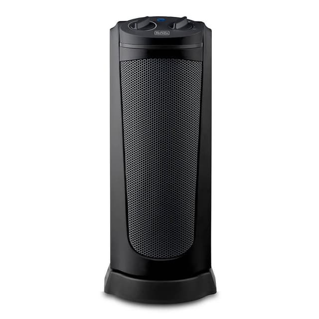 BLACK+DECKER Keramisk Tornvärmare 2000W Svart