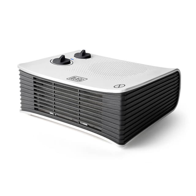 BLACK+DECKER Värmefläkt 2000W Vit Platt