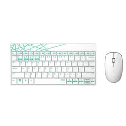 RAPOO Keyboard/Mus Sett 8000M Multi-Mode Trådløs Grön