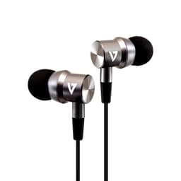 V7 HA111-3EB, Kabel, 20 - 20000 hz, Samtal/musik, 13,6 g, Headset, Sil
