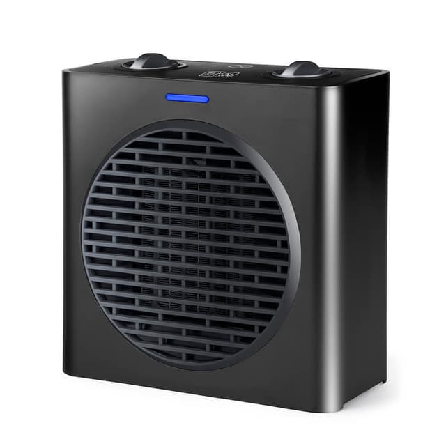 BLACK+DECKER Keramisk Värmefläkt 1500W Svart
