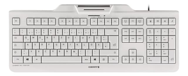 Cherry KC 1000 SC, tangentbord med kortläsare, nordisk layout, beige