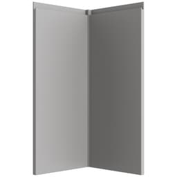 Epoq Integra alakaapin kulmaovi keittiöön (Steel Grey)