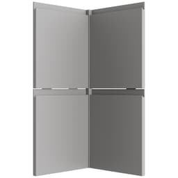 Epoq Integra 2-tvådelad hörnskåplucka underskåp till köket (steel grey)