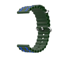 Klockarmband silikon Vihreä 20 mm