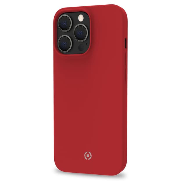 Celly Cromo Soft gummideksel iPhone 14 Pro Red