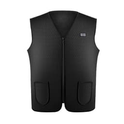 Varmevest med 7 varmesoner 2 regulatorer Svart XL