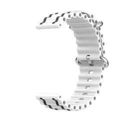 Klockarmband silikon Hvit 22 mm