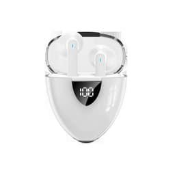 Brusreducerande trådlösa hörlurar Bluetooth 5.3 RGB Vit