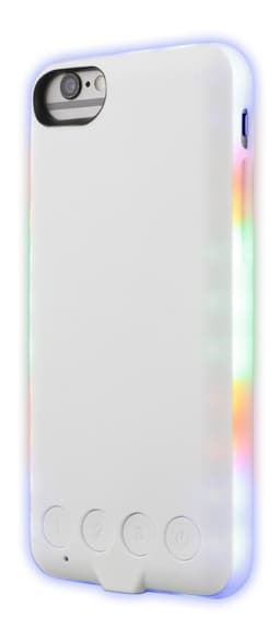 EPZI LED-deksel til Apple iPhone 6 / 6s / 7/8, blinker til lyd, 3 moduser
