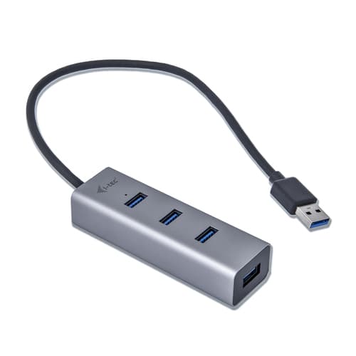 i-tec Metal U3HUBMETAL403, USB 3.2 Gen 1 (3.1 Gen 1) Type-A, USB 3.2 G