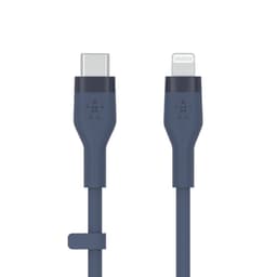 Belkin CAA009BT1MBL, 1 m, USB C, USB C/Lightning, Blå